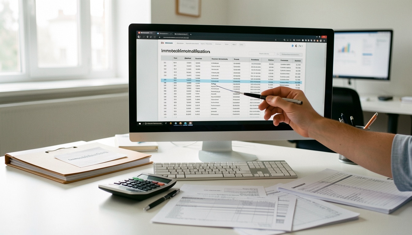 Plan comptable des immobilisations et bons comptes